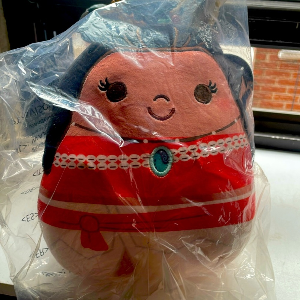 Disney Pixar CUTE Squishmallows Moana 7" Plush Kellytoy NWT 2022
